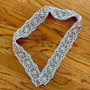 Brand new never worn bridal appliqué.